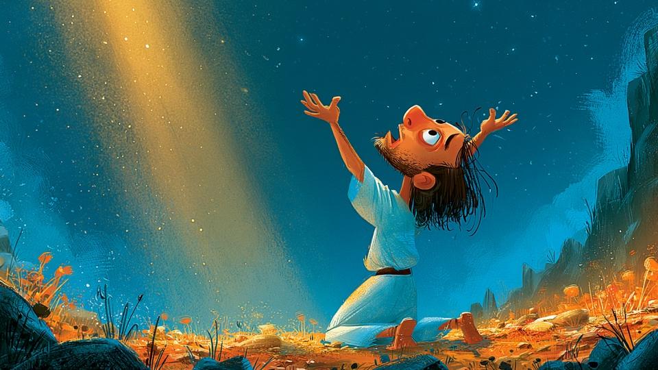 Ilustración del Salmo 22: Dios Mío, Dios Mío, ¿Por Qué?