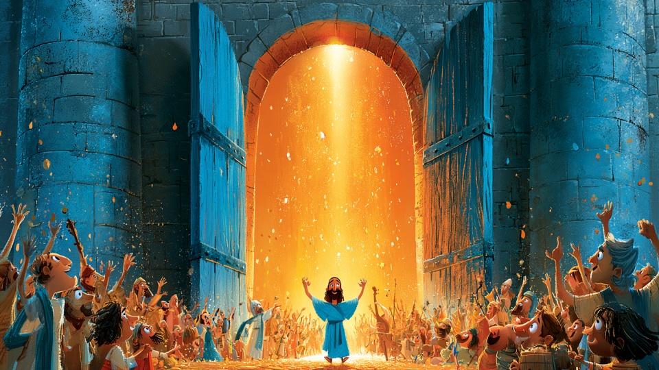 Ilustración del Salmo 24: El Rey de Gloria