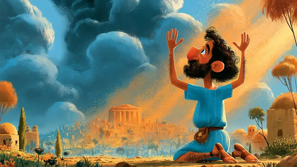 Illustration for Psalm 28: Un Clamor de Ayuda