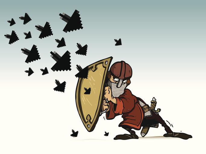 Illustration for Psalm 91: Under His Wings