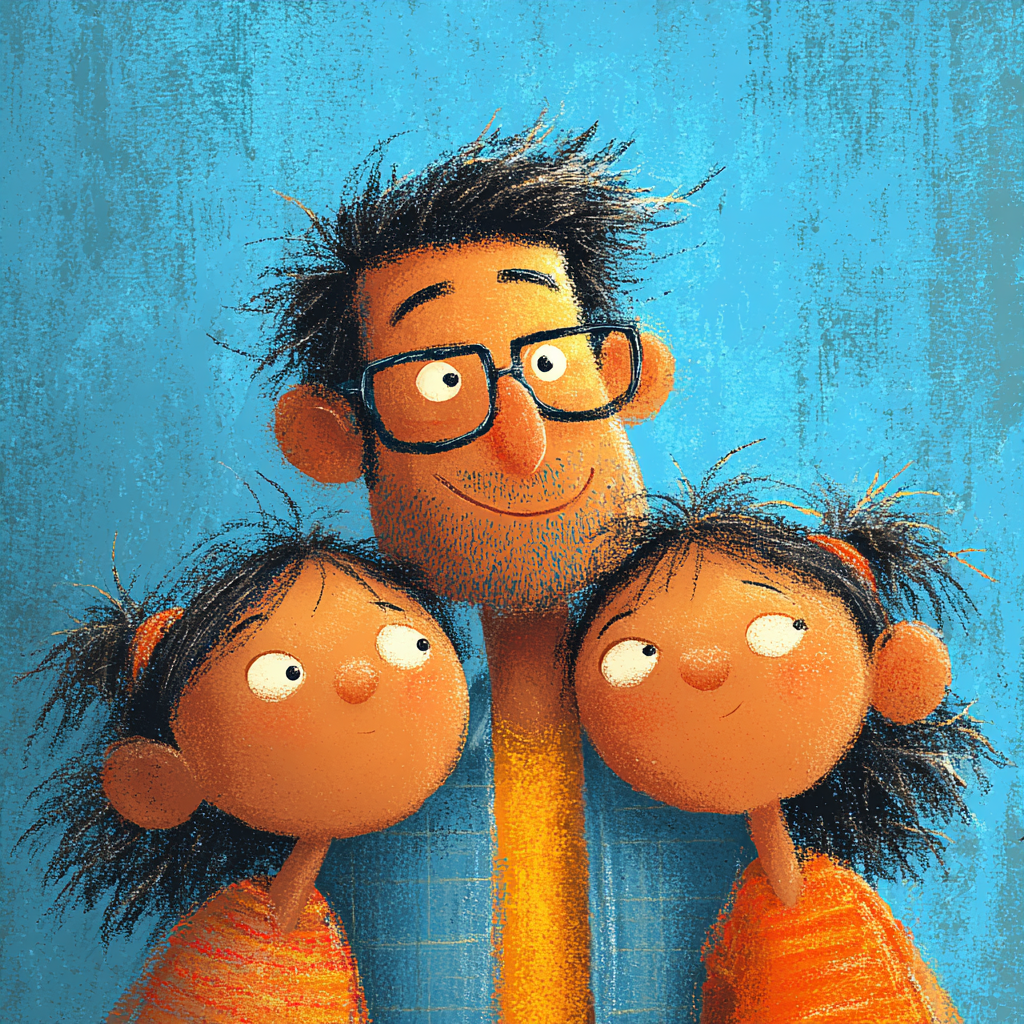 Edwin and his granddaughters — your storytellers