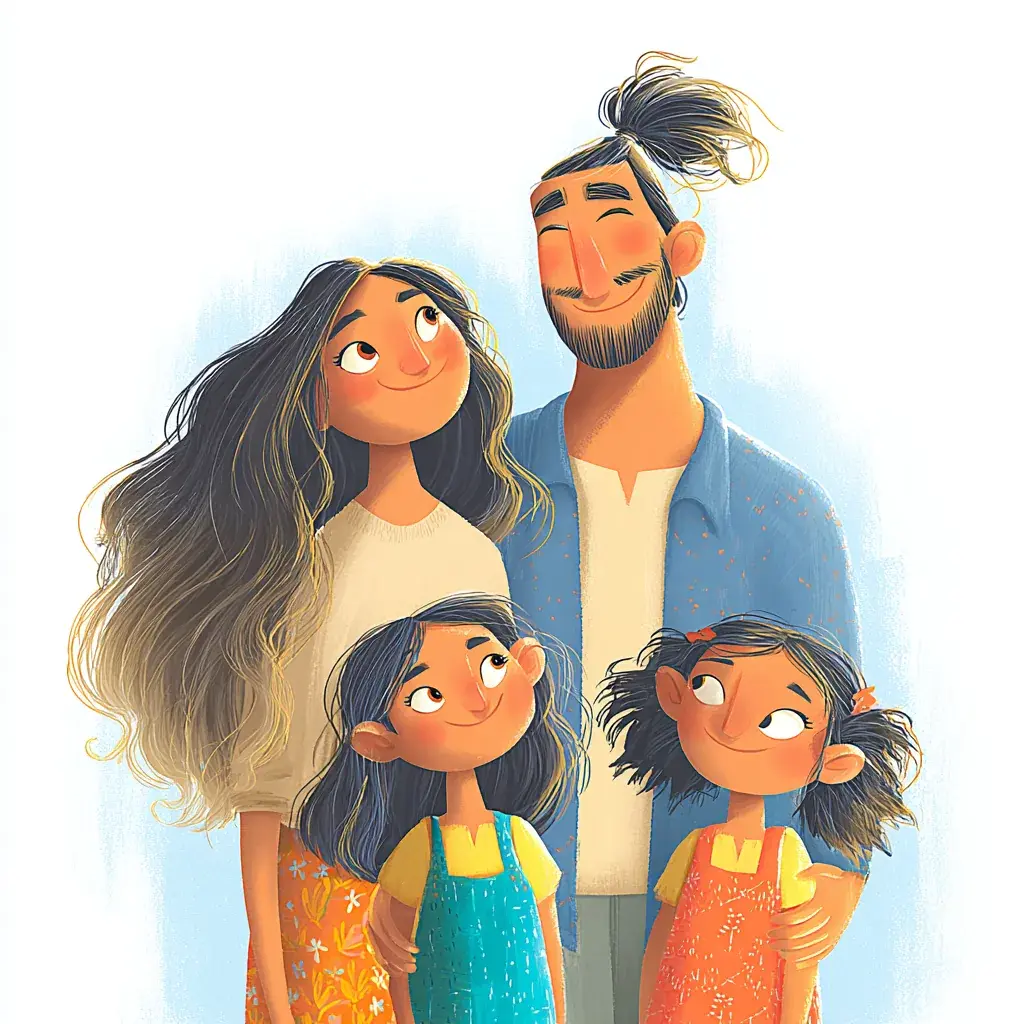 Luis and family storytellers of The Prodigal Son