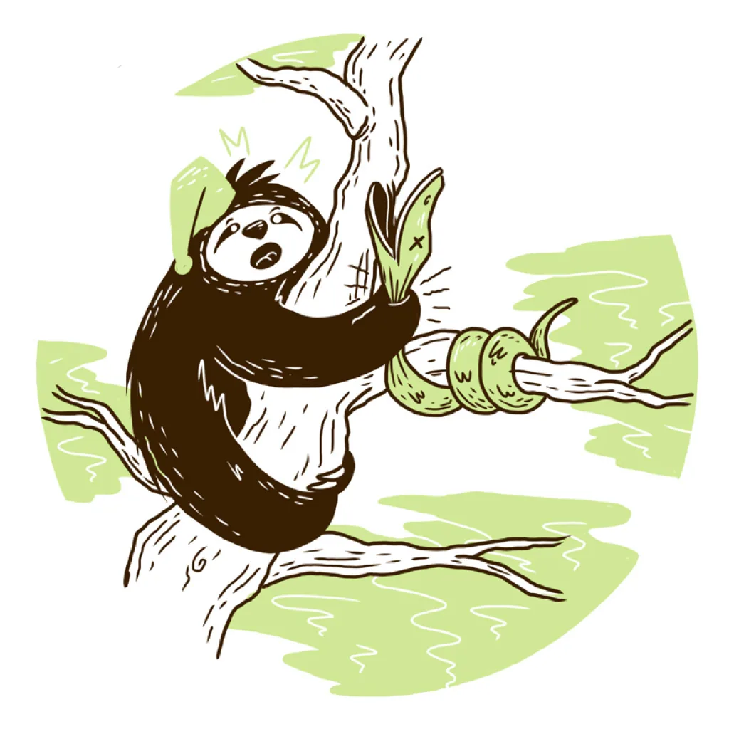 Sleepy Mr Sloth, page 8